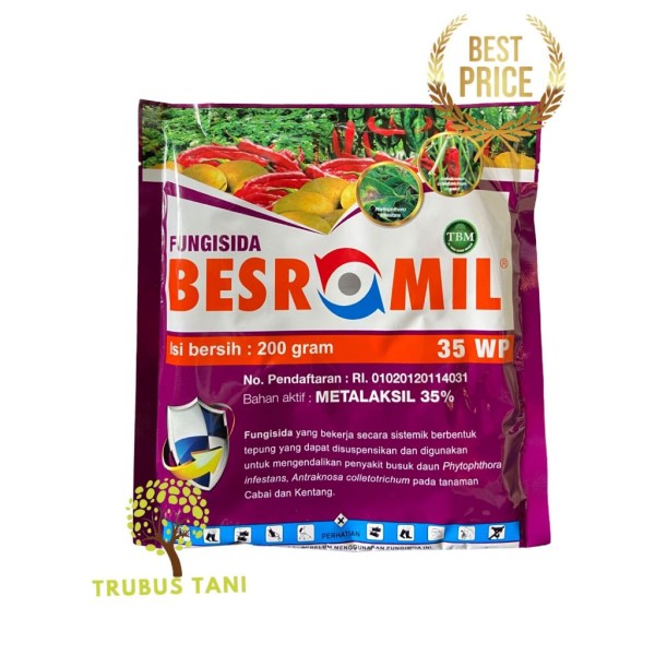 FUNGISIDA BESROMIL METALAKSIL 35 WP - 200gr