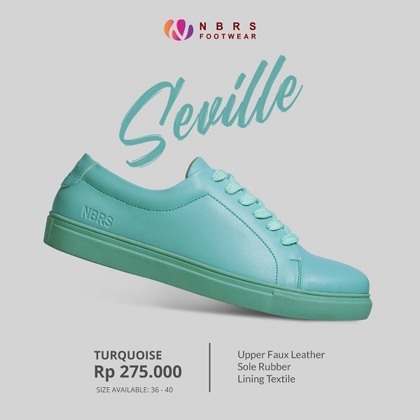 SEVILLE SEPATU WANITA TURQUOISE