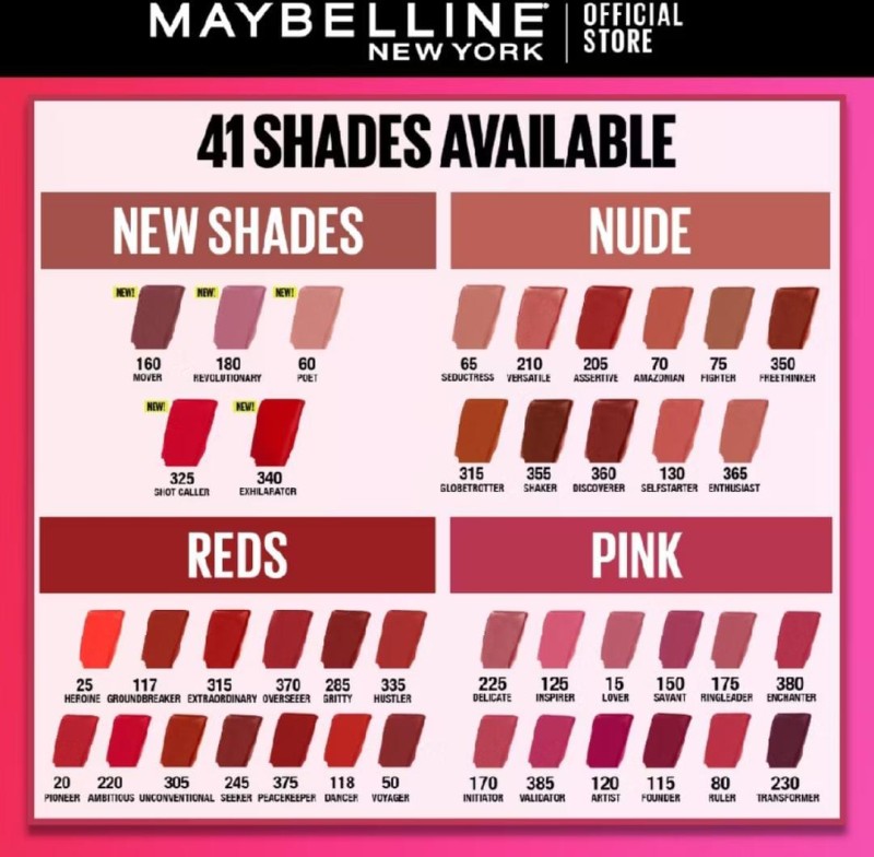MAYBELLINE SUPERSTAY MATTE INK