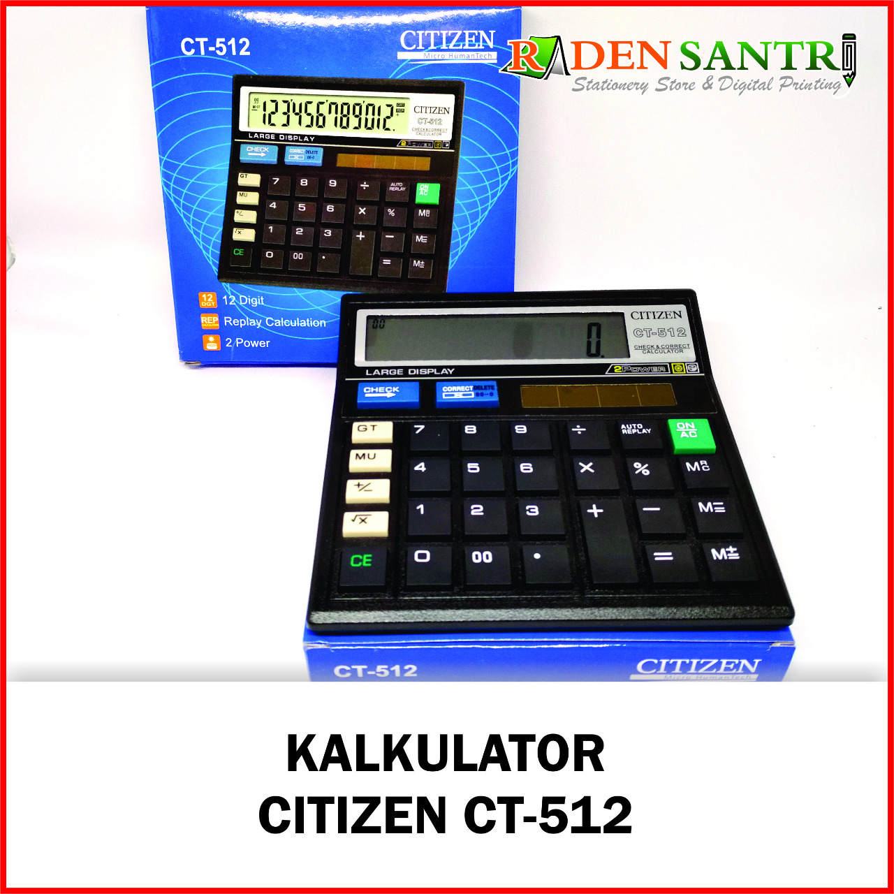 Kalkulator citizen CT-512