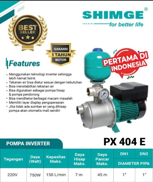POMPA INVERTER SHIMGE PX 404 E