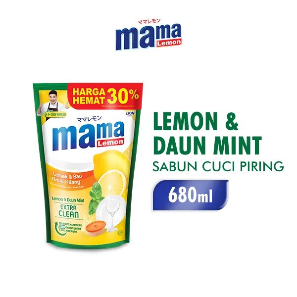 Mama Lemon Daun Mint&Lemon 680ml
