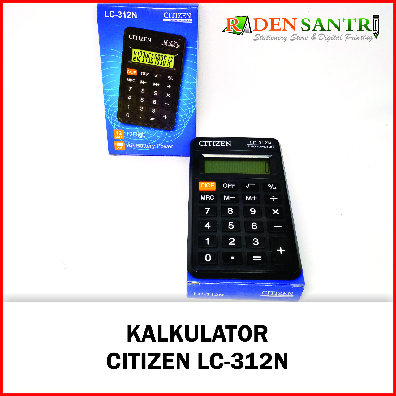 Kalkulator citizen LC-312N