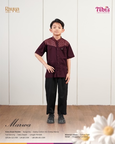 Marwa Koko Anak Burgundy