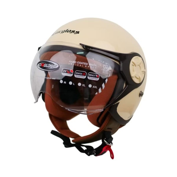 Helm Cargloss YEH Hijab Original Half Face SNI