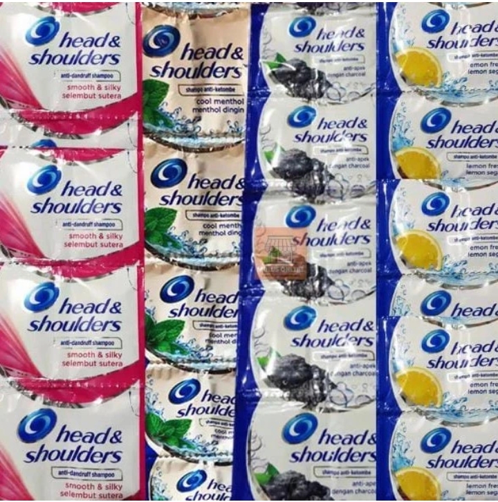 Shampo head & shoulders isi 24 sachet
