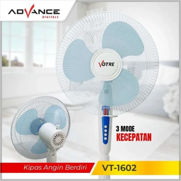 ADVANCE STAND FAN VT160 BLUE