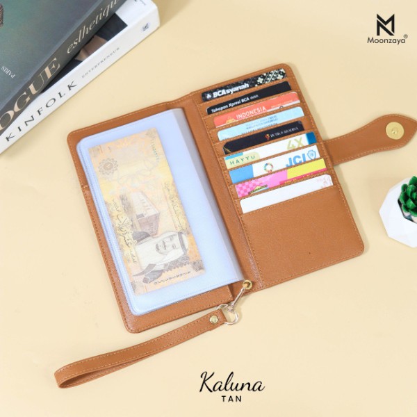 Moonzaya - DOMPET KALUNA BY MOONZAYA DOMPET KARTU DOMPET PASPORT KALUNA TAN