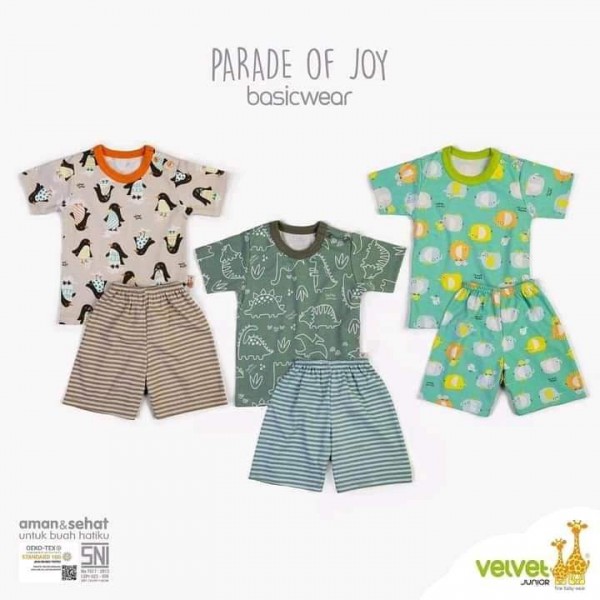 BACA CAPTION - setelan velvet junior pendek-pendek S, M, L,LB, XL,XXL