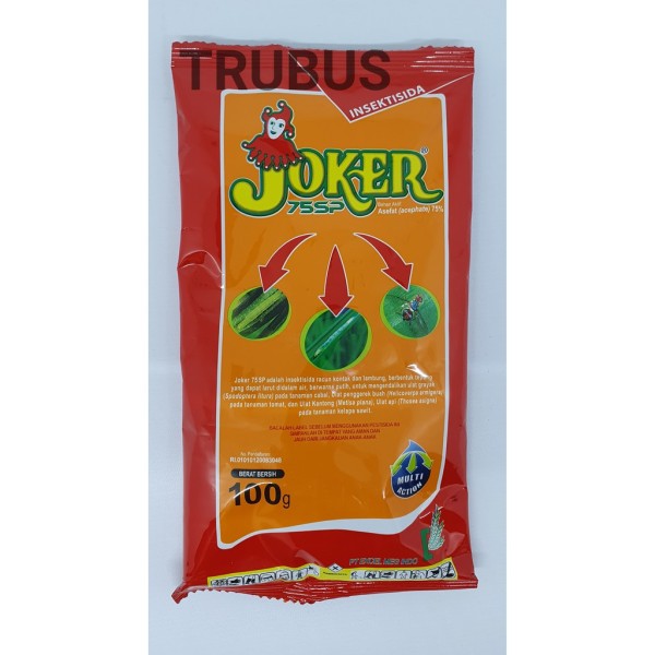 INSEKTISIDA JOKER 75SP 100 Gr - solusi hama ulat sistemik