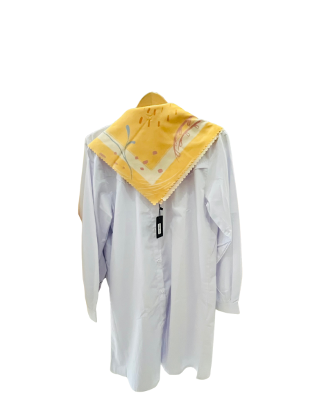 FUTA TUNIK WHITE + HARU SCRAFF