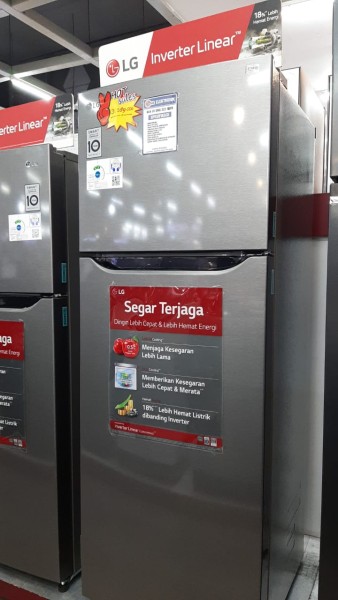 Kulkas LG 2 Pintu GNB 222 SQIB