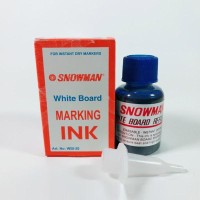 Tinta spidol white board snowman biru
