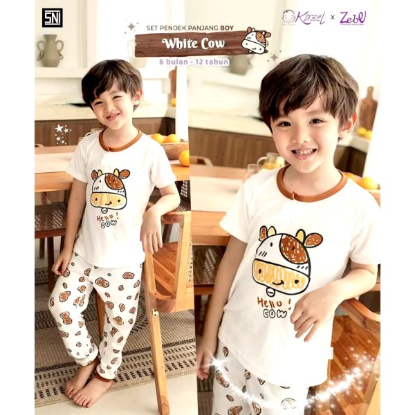 Setelan Lengan Pendek Celana Panjang by Zebe
