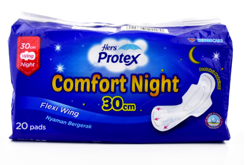 HERS PROTEX NIGHT CARE 30CM WING 20's