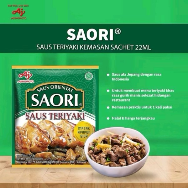 Saori Saus Teriyaki Sachet