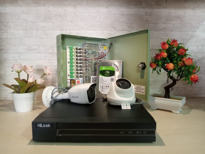 PAKET CCTV HILOOK 4 CHANNEL + PASANG
