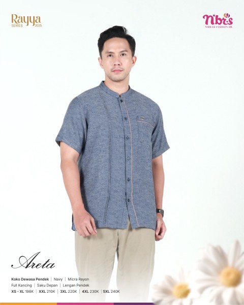 Areta Koko Dewasa Navy