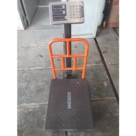 Timbangan duduk 300/ 500kg tiang besi digital akurat