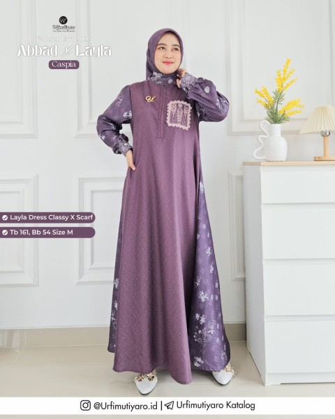 LAYLA DRESS CLASSY CASPIA