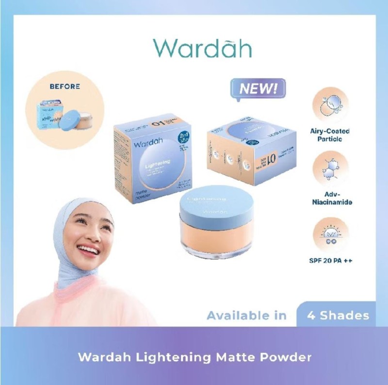 wardah lightening matte powder