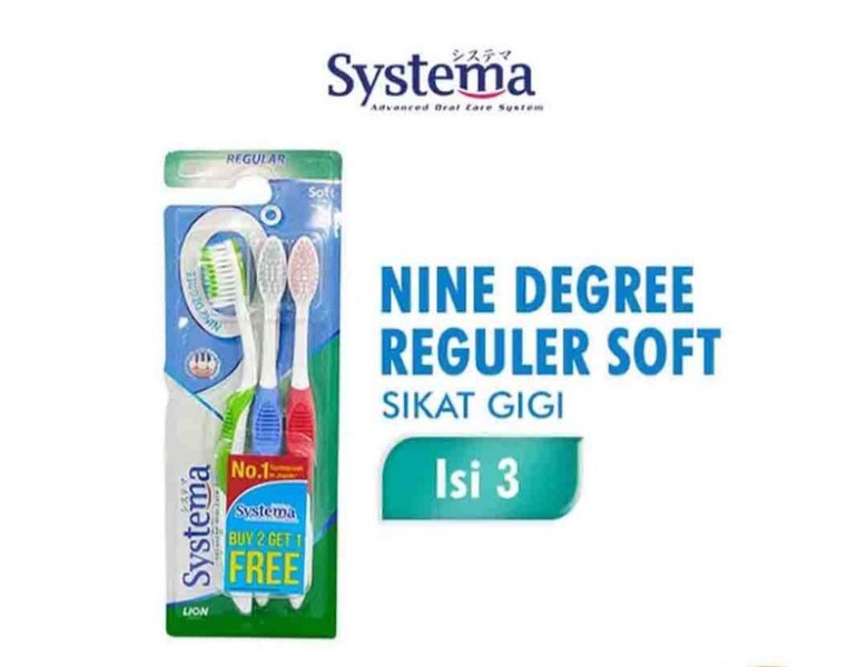 Sikat Gigi Syistema 9 Degree Sensitive3