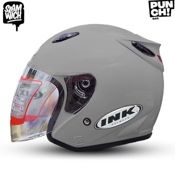 Helm Half Face Dewasa INK Centro KW Basic Solid