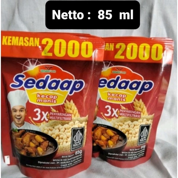 Kecap Sedaap Manis 85gr