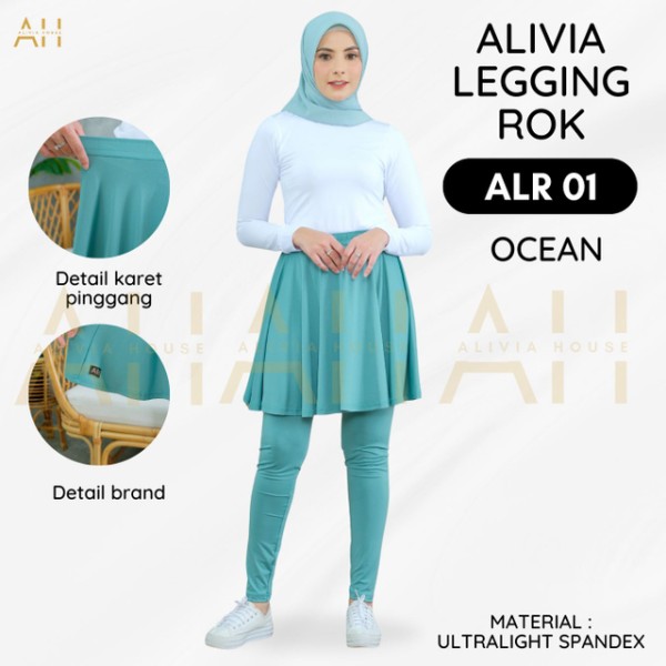 ALIVIA LEGGING ROK 01 (ALR 01) Ocean