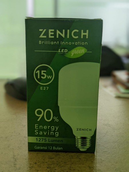 Lampu LED 15 Watt - Zenich (Garansi 12 Bulan)