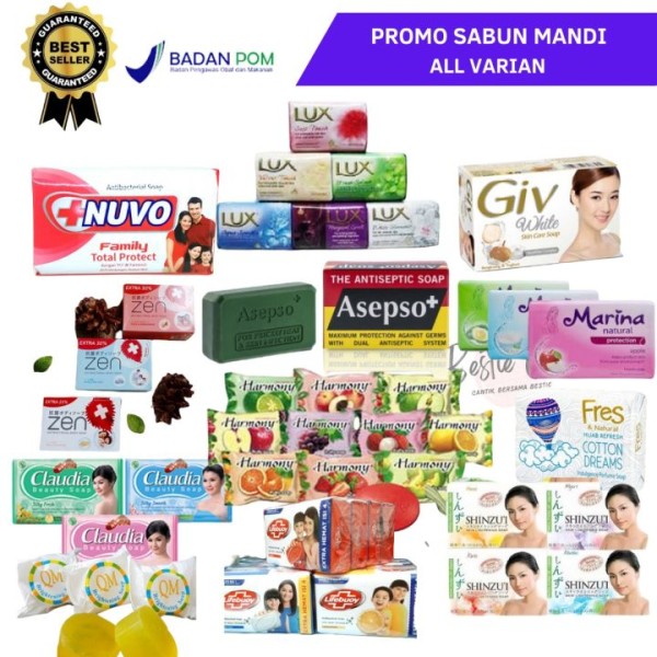 aneka sabun mandi (batang)