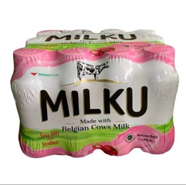 MILKU STRAWBERY  PREMIUM 200 ML