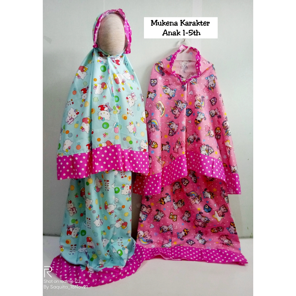Mukena anak 1-5tahun motif