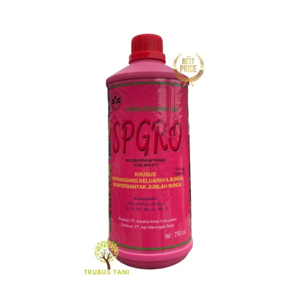 PUPUK BUAH SUPER GRO / SP GROW MERAH 750 CC