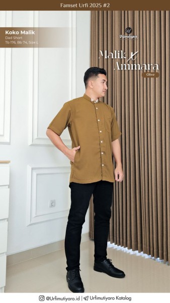 MALIK KOKO DAD SHORT OLIVE