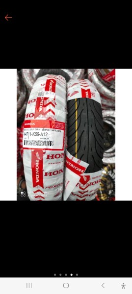 BAN DEPAN TUBELESS MERK HONDA MATIC 80/90-14