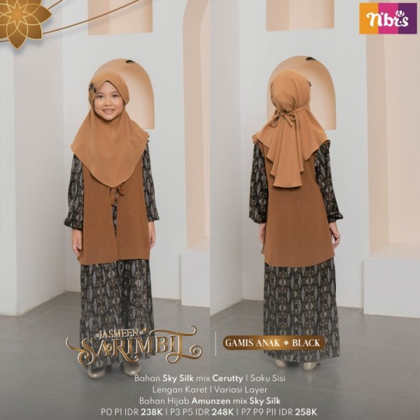JASMEEN GAMIS ANAK BLACK