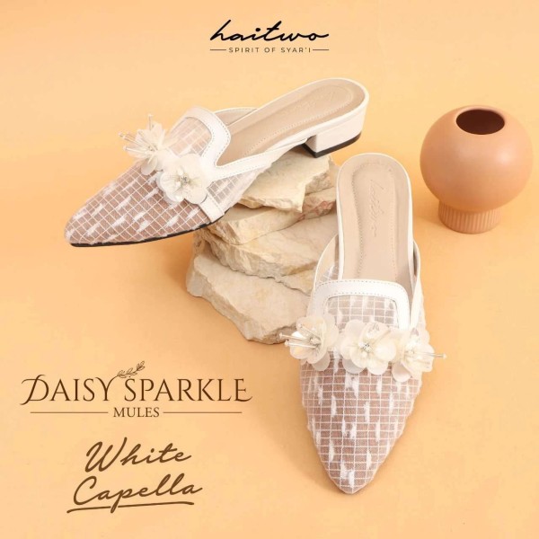 DAISY SPARKLE SEPATU WANITA WHITE CAPELLA
