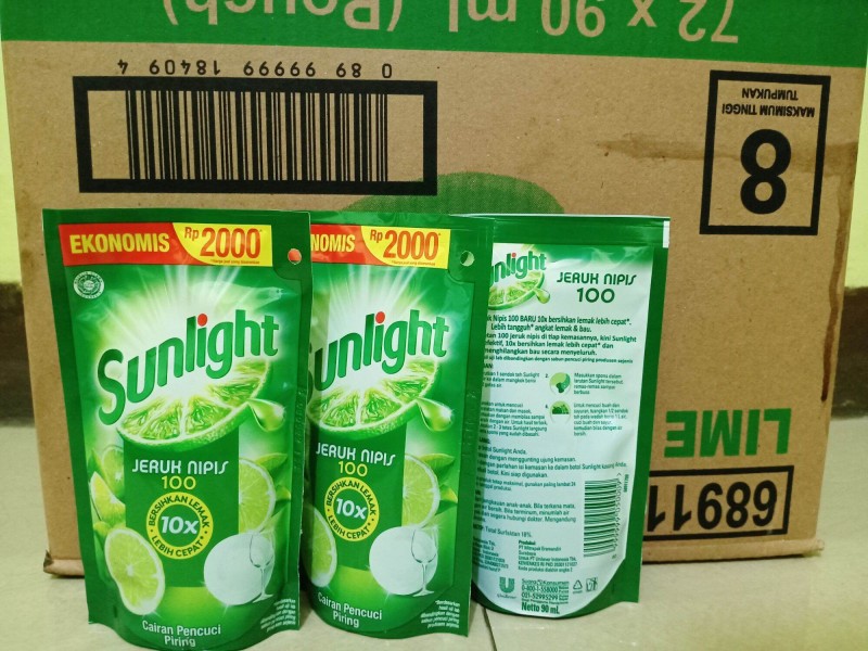 SUNLIGHT LIME SQUASH 90ML