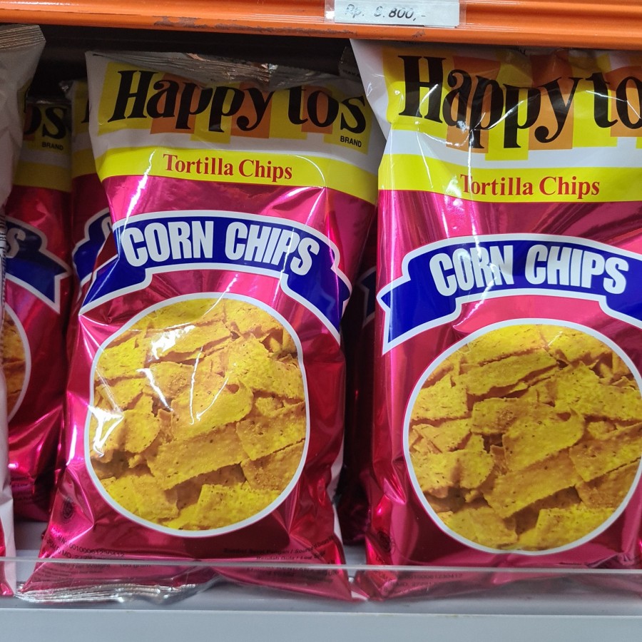 happy tos Tortilla Chips Merah