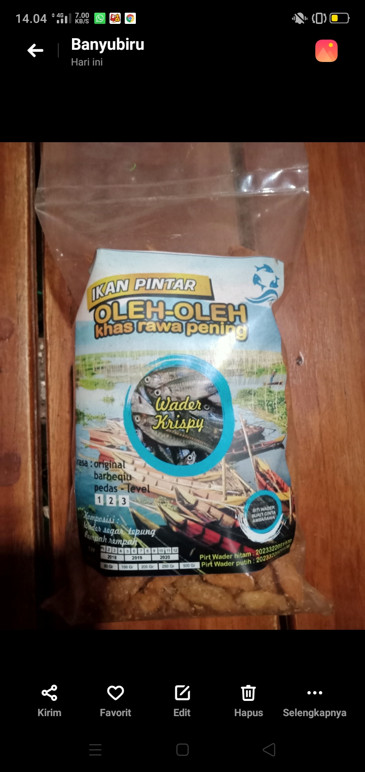 Wader Krispy original