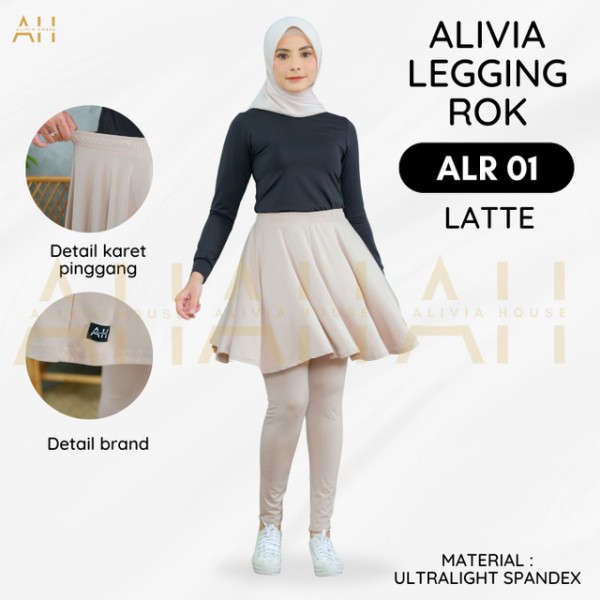ALIVIA LEGGING ROK 01 (ALR 01) Latte