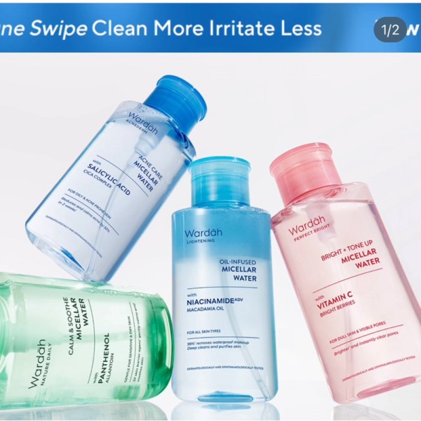 Wardah Bigger & Better Micellar Water All Series