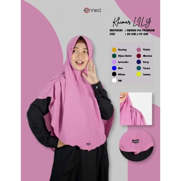 KHIMAR LILY BROKEN WHITE