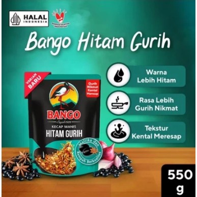 Bango Kecap Manis Hitam Gurih 550gr