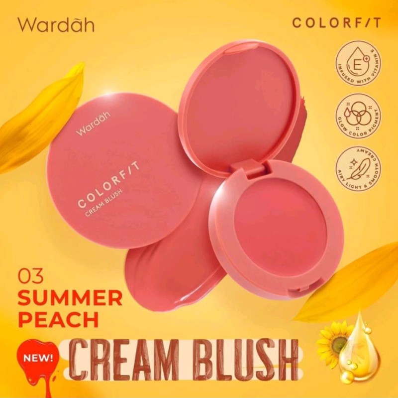 Wardah colorfit cream blush