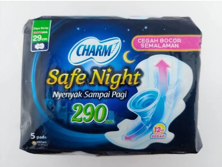 Pembalut CHARM safe night
