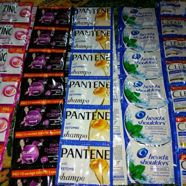 shampo dan sabun rencengan