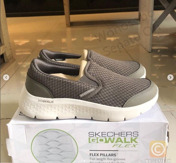 Skechers Go Walk Flex Request -Khaki (Men)