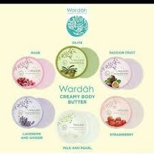 Wardah Body Butter (Lavender N Ginger, Milk & Pearl. Olive) 50ml